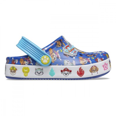 Saboti Crocs Toddler Paw Patrol Off Court Clog Albastru - Blue foto