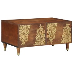 vidaXL Masă de cafea maro miere 80 x 50 x 40 cm Lemn masiv de mango 4018741