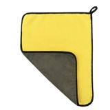 Cumpara ieftin Laveta auto, microfibra, absorbtie ridicata, 30 x 30 cm, galben gri