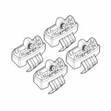 Kit montaj bare plafon C280 pentru Nissan Qashqai 2021-2024+, Alumia