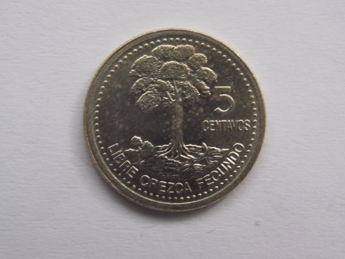 5 CENTAVOS 1998 GUATEMALA