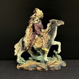 Figurină decorativă din rășină &ndash; călăreț indian, China