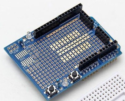 modul shield prototype pentru arduino uno senzor led foto
