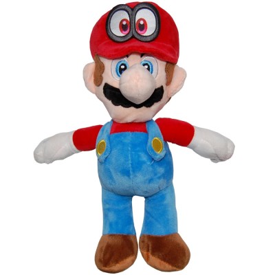 Jucarie din plus Mario cu sapca rosie, 30 cm foto