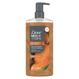 Gel de duș Dove Men+Care Sandalwood &amp;amp; Cardamom Oil, pentru piele uscată, 769 ml