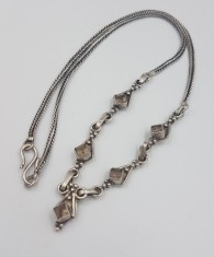 Superb colier vintage manufacturat din argint