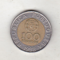 bnk mnd Portugalia 100 escudos 1998 bimetal