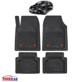 Covorase Auto TeamCar&reg; Tip Tavita Compatibile Alfa Romeo GT Generatia I (2003&ndash;2010) Negru Material Rezistent, Cauciuc
