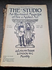 The Studio, an illustrated magazine of fine and applied art vol.55 nr.227/15 februarie 1912 foto