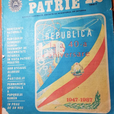 revista pentru patrie decembrie 1987