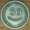 Capul / Cape / Cabo Verde -raritate exotica nickel- 50 centavos 1949 - an unic