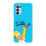 Husa compatibila cu Oppo A54 5G model I love Donuts!, Silicon, TPU, Viceversa, Transparent, Carcasa