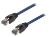 Cabl Patch Ethernet Cat 8.1 S/FTP Albastru 1m, Logilink
