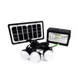 Kit solar CCLAMP CL-03 New, proiector 30 W, functie power bank, 3 becuri incluse