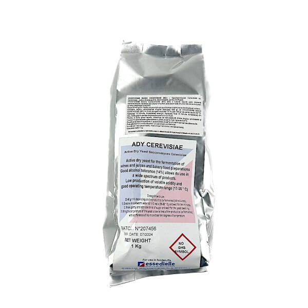 Vinoferm Ady Cerevisiae (Basic Cerevisiae) 1 kg, drojdie pentru vin alb sau rosu, Essedielle