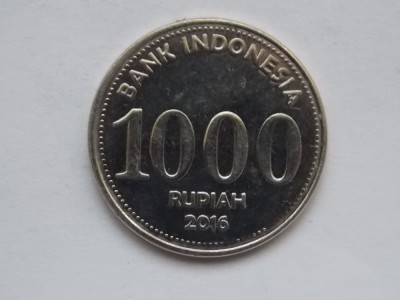 1000 RUPIAH 2016 INDONEZIA foto