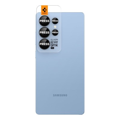 Pachet 2x Folie sticla camera Spigen GLAS.tR EZ FIT Samsung Galaxy S25 Ultra foto