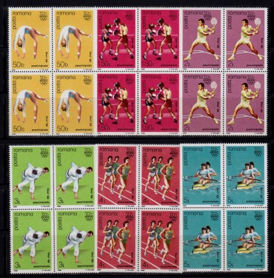 RO 1988 LP 1203 &amp;quot; JO de Vara , Seul - Preolimpiada&amp;quot;, in bloc de 4, MNH foto