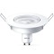 Spot LED incastrat, 4.7W, lumina neutra, GU10, orientabil, alb