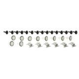 Set fixare scut protectie sub motor Boxer (250), 09.2006-08.2014, fixare scut sub motor