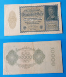 Bancnota veche - Germania 10000 Mark 1922 - circulata in stare foarte buna