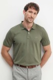 Lindbergh tricou polo barbati, culoarea verde, neted, 30-404016