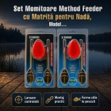 Set Momitoare Method Feeder cu Matriță pentru Nadă, Model 130202