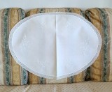 Centru de masa din bumbac cu broderie manuala