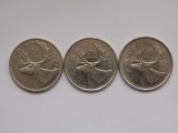 LOT 3 MONEDE DIFERITE 25 CENTS CANADA, America de Nord