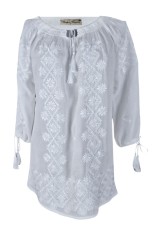 Bluza tip ie dama R24, alb nature , marimea 2XL foto