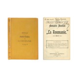 Joinville, Annuaire Mondain de &bdquo;La Roumanie&rdquo;, 1903, cu dedicație pentru Theodor Negruzzi