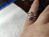 Inel vintage argint cu model sarpe