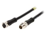 Cablu MOLEX 3m 4 pini 30V 3A pentru senzori și automatizări - cod 1200878712