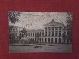 Bucuresti - Universitatea - carte postala interbelica circulata 1928, Printata