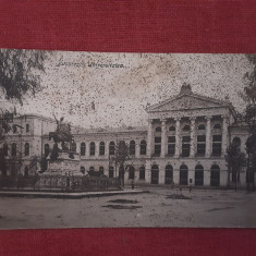 Bucuresti - Universitatea - carte postala interbelica circulata 1928