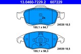ATE 13.0460-7229.2 set placute frana,frana disc