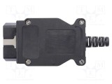 Conector diagnosticare OBD II negru 10A 40-85&deg;C tată SCH&Uuml;TZINGER