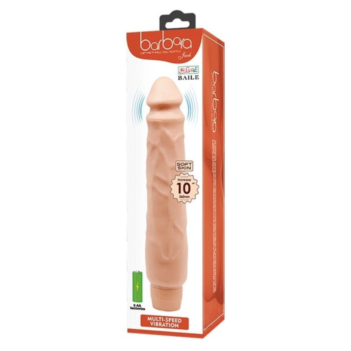 Vibrator realist multispeed Barbara Jack 25 cm