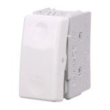 Intrerupator cap scara simplu Gewiss Top System, modular, IP20, alb