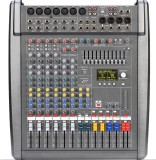 Mixer audio profesional cu amplificare, PowerMate PM600‑3, putere 2&times;600 W, 10