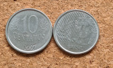 Brazilia 10 centavos 1997, America Centrala si de Sud