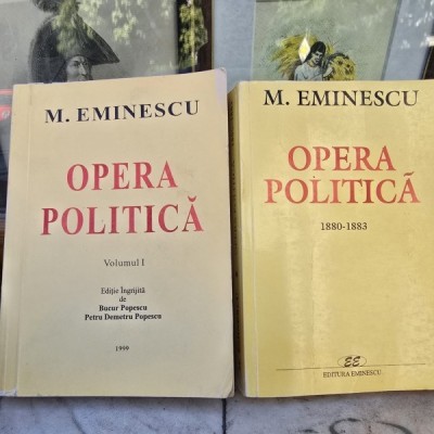 Opera Politica - Mihai Eminescu Vol. I si II foto