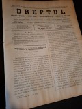Dreptul, Revista de legislatiune, doctrina, jurisprudenta, economie politica,Anul XXXIV Nr.15 1905 - C.G.Dissescu, V.Athanasovici, Paul Negulescu, Al.