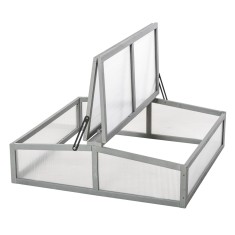 Outsunny mini sera, lemn si policarbonat, sera pentru ierburi aromatice | Aosom Ro foto