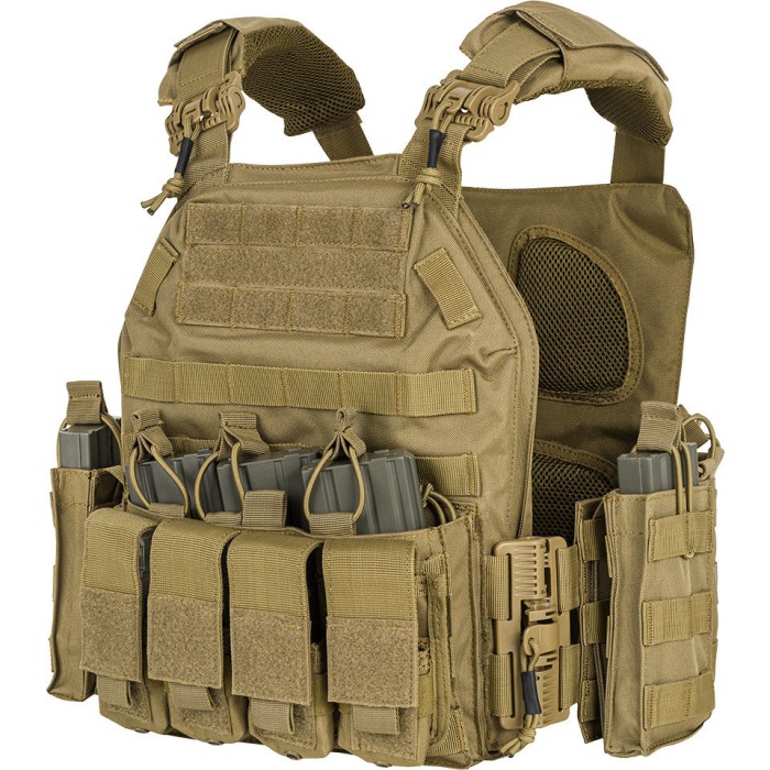 Vesta Tactica Plate Carrier 8944-1 Molle Tan GFC Tactical