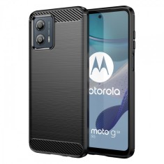 Husa pentru Motorola Moto G13 / G53, OEM, Carbon, Neagra foto