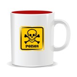 Cana personalizata cu mesaj amuzant, Poison