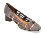 Cumpara ieftin Balerini EPICA gri, 5101, din piele intoarsa
