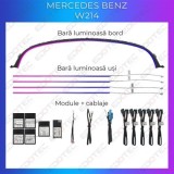 Lumini Ambientale Mercedes Benz W214 set complet control telefon sau sistem original CarStore Technology