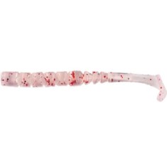 Grub Mustad Aji Paddle Tail UV Clear Red Glitter, 5cm, 12buc/pac foto